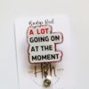 il_fullxfull.5697039531_rzgm A Lot Going on at the Moment Badge Reel, Midnights, Retractable Badge Reel, Interchangeable Badge Reel, Funny Badge Reel