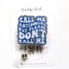 il_fullxfull.5716171083_pcrt Call Me Antisocial But Please Don't call me Funny Badge Reel, Retractable Badge Reel, Interchangeable Badge Reel,