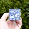il_fullxfull.5716171145_cnls Call Me Antisocial But Please Don't call me Funny Badge Reel, Retractable Badge Reel, Interchangeable Badge Reel,