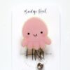 Cute Octopus Badge Reel, Interchangeable Badge Reel, Cute badge Reel, Teacher ID Holder, animal badge reel, Nurse Badge Holder, Teacher ID