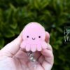 Cute Octopus Badge Reel, Interchangeable Badge Reel, Cute badge Reel, Teacher ID Holder, animal badge reel, Nurse Badge Holder, Teacher ID