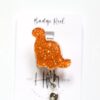 Dino Nuggie badge reel, Brontosaurus Interchangeable Badge Reel, Cute badge Reel, Teacher ID Holder, Dinosaur badge reel, Nurse Badge Holder