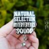 Natural Selection Interference Squad EMS Firefighter Badge Reel, Funny Badge Reel, Retractable Badge Reel, Interchangeable Badge Reel