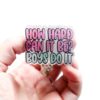 How Hard Can it be? Boys do it, Funny Badge reel, RN ID Holder, Retractable Acrylic Badge Reel, Nurse Gift, Night Shift, Gift for women