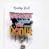 Whatever Sprinkles your Donut Badge Reel, Cute Badge Reel, Retractable Badge Reel, Interchangeable Badge Reel