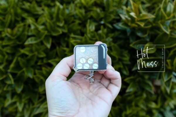 Pharmacy Tray Badge Reel, Shaker Badge Reel, Pill Medical Badge Reels, pharmacy Badge Reels, counting tray