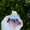 I'm the Chaos Badge Reel, RN ID Holder, Retractable Badge Reel, Night Shift, Audacity, Stocking Stuffer