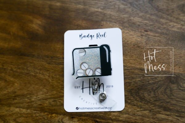 Pharmacy Tray Badge Reel, Shaker Badge Reel, Pill Medical Badge Reels, pharmacy Badge Reels, counting tray
