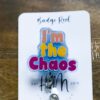 I'm the Chaos Badge Reel, RN ID Holder, Retractable Badge Reel, Night Shift, Audacity, Stocking Stuffer