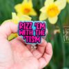 Rizz em with the Tism Funny Badge Reel, RN ID Holder, Retractable Badge Reel, Nurse Gift, Office ID Holder, autism awareness