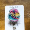 Catch Waves not feelings Funny Badge Reel, Nurse Badge Reel, ID Holder, ICU Nurse, Retractable Badge, medical humor