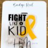 Pediatric Oncology Badge Reel, Fight like a kid, Oncology Badge Reel, Nurse ID Holder, cancer awareness, oncology pediatric nurse Lanyard