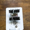 The Vibe Is Feral Funny Retractable Acrylic Badge Reel ID Lanyard Nurse Gift Dark Humor Night Shift Stocking Stuffer