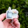 You can do hard things Funny Badge Reel, RN ID Holder, Retractable Acrylic Badge Reel, Office ID Holder, Stocking Stuffer