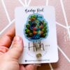 Cute Peacock Badge Reel, Retractable Badge Reel, Interchangeable Badge Reel, Cute badge Reel, Teacher ID Holder, animal badge reel