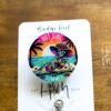 Hot Girl Summer Badge Reel, ID holder, Retractable Badge Reel, Teacher ID Holder, Nurse Badge Reel, Glitter Badge Reel, Interchangeable