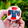Here I Come to Save the day Funny Badge Reel, RN ID Holder, Retractable Badge Reel, Nurse Gift, Office ID Holder, Life Saver