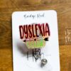 Dyslexia Squad Badge Reel, ID Holder, Interchangeable Badge Reel, Teacher Gift, dyslexia awareness