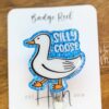il_fullxfull.5995673138_d1kl Silly Goose badge reel, Interchangeable Badge Reel, Cute badge Reel, Teacher ID Holder, animal badge reel, Badge Holder, Stocking Stuffer