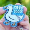il_fullxfull.5995673140_avao Silly Goose badge reel, Interchangeable Badge Reel, Cute badge Reel, Teacher ID Holder, animal badge reel, Badge Holder, Stocking Stuffer