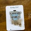 If everything is stat nothing is stat, Funny Badge reel, RN ID Holder, Retractable Acrylic Badge Reel, Nurse Gift, Night Shift