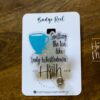 Spilling the tea Funny Badge Reel, RN ID Holder, Retractable Acrylic Badge Reel, Nurse Gift, Night Shift, Queen Charlotte, bridgeron gift