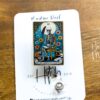 Poets Tarot Card, Funny Badge reel, RN ID Holder, Retractable Acrylic Badge Reel, Nurse Gift, Night Shift