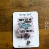 They See me rollin, they hatin ID Holder, Funny Badge Reel, ER Badge Reel, Gift for nurses, OR Nurse