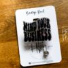 Mind Your Business Badge Reel, Retractable Acrylic Badge Reel, Nurse Gift, Office ID Holder, Custom Badge Reel
