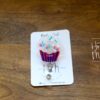 4th of July Cupcake Badge Reel, Patriotic Badge Reel,  Summer ID Holder, Interchangeable badge reel