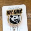 Possum Aur Naur, Funny Badge reel, RN ID Holder, Retractable Acrylic Badge Reel, Nurse Gift, Night Shift