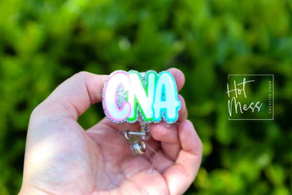 CNA Badge Reel, Certified Nursing Assistant Retractable ID, CNA Gift, Medical Badge reel, Custom Badge Reel