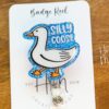 il_fullxfull.6043745945_nhwm Silly Goose badge reel, Interchangeable Badge Reel, Cute badge Reel, Teacher ID Holder, animal badge reel, Badge Holder, Stocking Stuffer