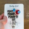 Blood Pressure Badge Reel, Pump it up RN id Holder, Retractable Acrylic Badge Reel, Nurse Gift, Night Shift, Funny Badge Reel
