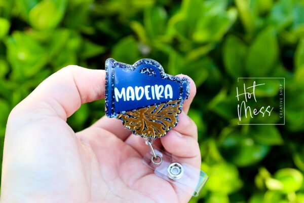 Cheer Leading Badge Reel, Cheer Leading Coach Badge Reel, Megaphone and PomPom Badge ID, Back to School, Cheer Lanyard