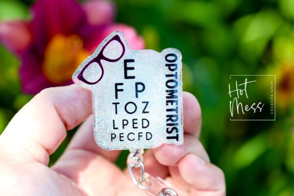 il_fullxfull.6074994823_5852 Eye Doctor Badge Reel, Optometrist, Doctor Office, optometry badge reel,ID Holder, Retractable Badge Reel, Interchangeable Badge