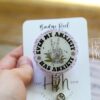 Even My Anxiety Has Anxiety Funny Badge Reel, RN ID Holder, Retractable Acrylic Badge Reel, Office ID Holder