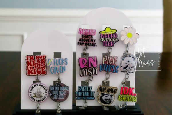 il_fullxfull.6077046770_hci8 13 Slot Badge Reel Storage Display, Badge Reel Storage Board, Badge Reel Storage