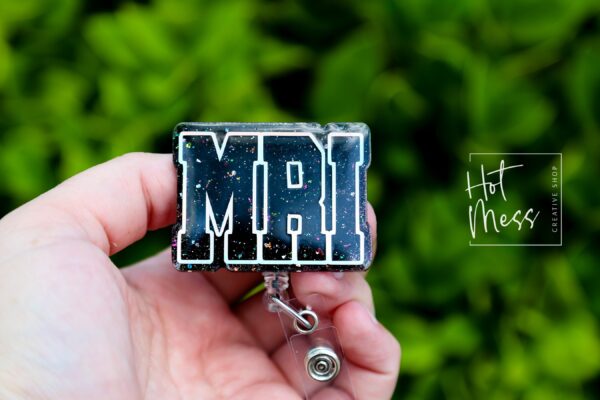 il_fullxfull.6093205935_k0g9 MRI Badge Reel, Cute Nurse Badge Reel, radiology badge reel, Retractable Acrylic Badge Reel, Nurse Gift, Night Shift