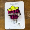Nacho Average Tech Badge Reel, Retractable Badge Reel, Interchangeable Badge Reel, Funny Nurse ID Holder, Nurse Gift