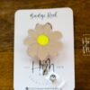 Daisy Badge reel, Funny Badge reel, RN ID Holder, Retractable Badge Reel, Nurse Gift, Flower Badge Reel