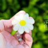 Daisy Badge reel, Funny Badge reel, RN ID Holder, Retractable Badge Reel, Nurse Gift, Flower Badge Reel