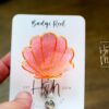 Seashell badge reel, Mermaid badge reel, Retractable Acrylic Badge Reel, Nurse Gift, Teacher badge reel