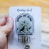House of Wind Book Club Badge Reel, Librarian Badge Reel, Retractable Badge Reel, Interchangeable Badge Reel, Book Lovers, Booktok, ACOTAR