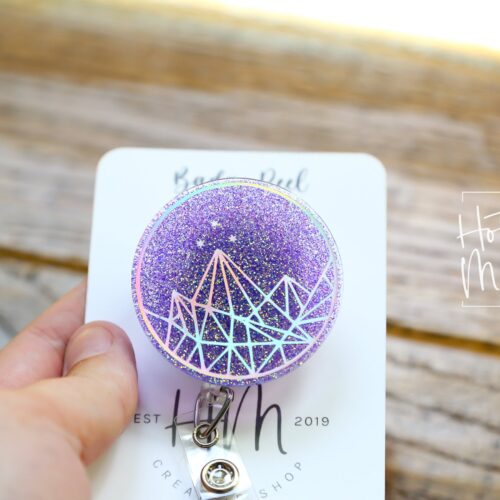 il_fullxfull.6125089497_9sga Mountain Badge Reel, Librarian Badge Reel, Retractable Badge Reel, Interchangeable Badge Reel, Book Lovers, Booktok