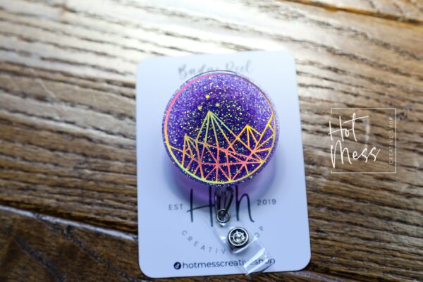 Mountain Badge Reel, Librarian Badge Reel, Retractable Badge Reel, Interchangeable Badge Reel, Book Lovers, Booktok