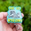 He is Rizzin Badge Reel, RN id Holder, Jesus Retractable Acrylic Badge Reel, Nurse Gift, Middle School Teacher Lanyard, Glitter id holder
