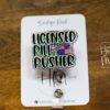 Licensed Pill Pusher Badge Reel, Funny badge reel, Pharmacy Tech ID holder, Pharmacy Badge Reel, Pharmacist Badge