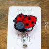 il_fullxfull.6170916221_ctqv Cute Ladybug Badge Reel, Custom Badge Reel, Funny Badge Reel, Summer Nurse Badge Reel, Retractable ID Holder, Interchangeable Lanyard