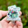 You aren't a Dumpster Fire Funny Badge Reel, Retractable Badge Reel, Interchangeable Badge Reel, Stocking Stuffer